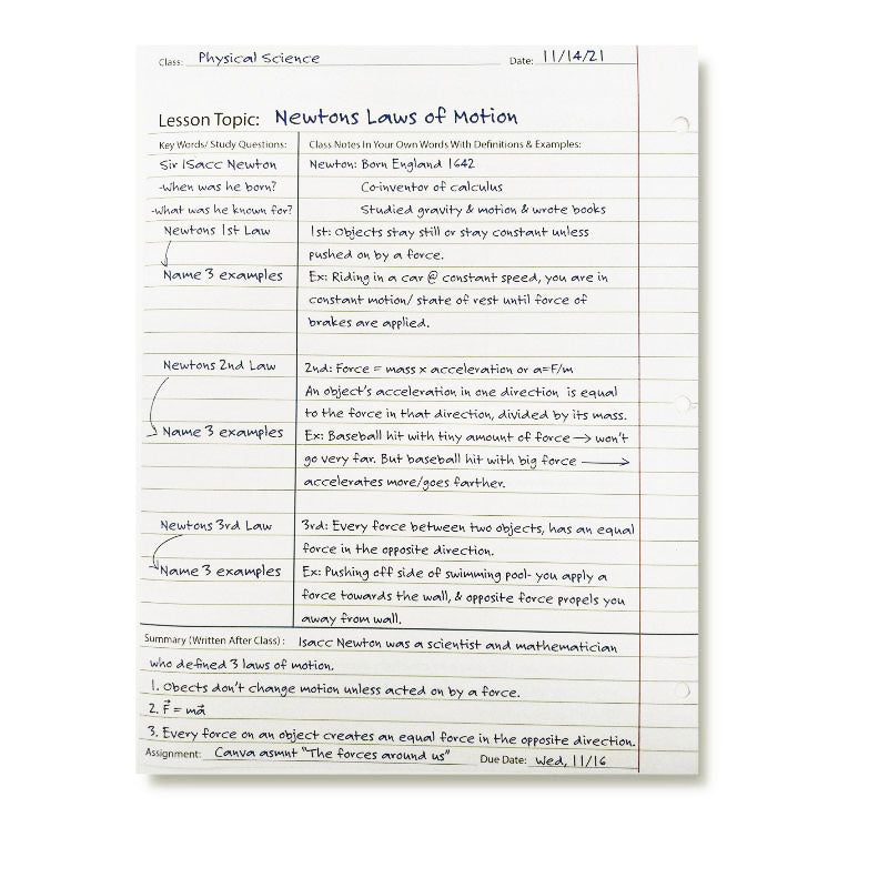 Change Up Your Note-Taking Style with Cornell Notes - Paper Mate